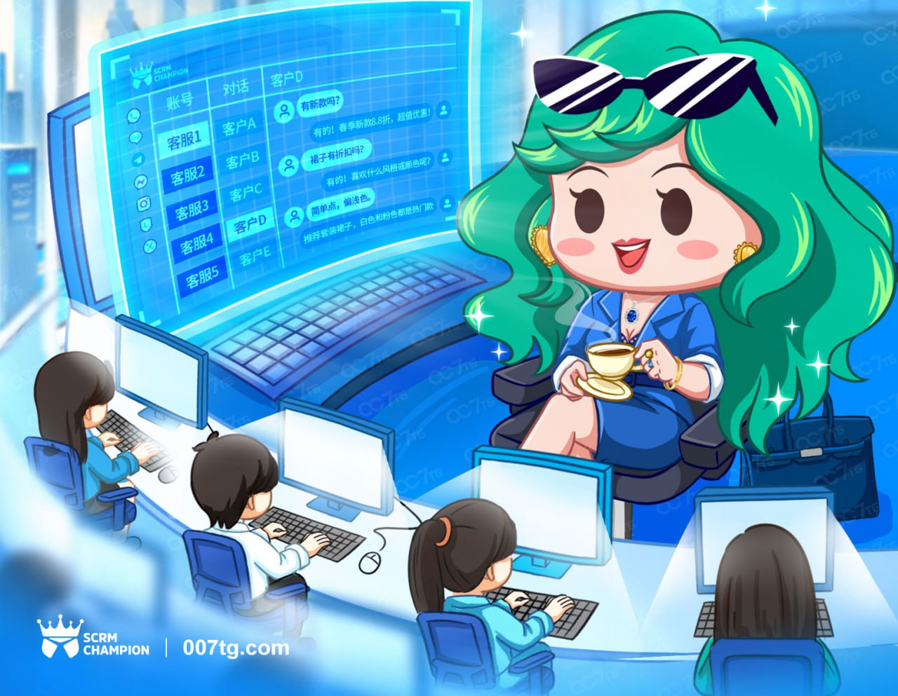 【柒彩出海产品】SCRM Champion全球客户精细化运营，帮助品牌锁定Alpha世代的万亿市场